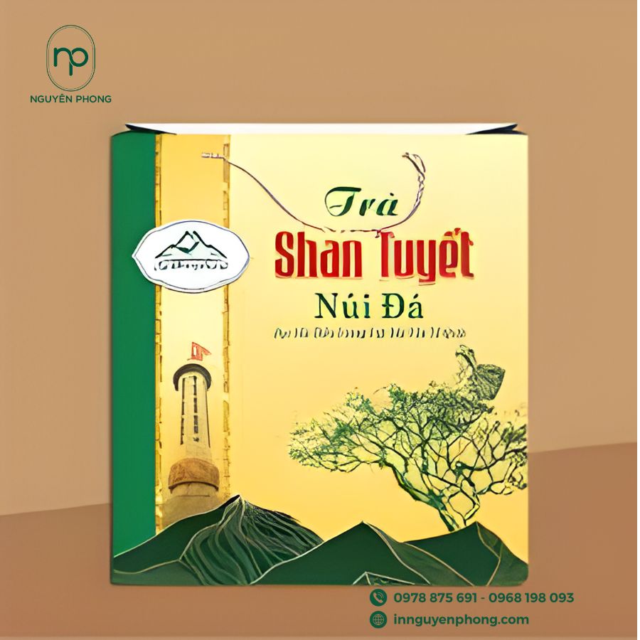 In hộp giấy đựng trà Shan Tuyết cổ thụ 